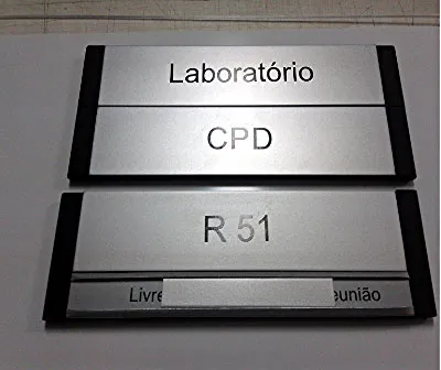 Comunicação visual placas